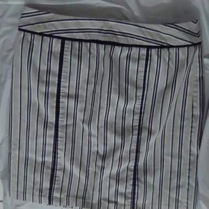 🔴 REQUIREMENTS Beige&Black Striped Skirt